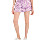 ID Ideology Saia-calça feminina estampada com estampa de selva roxa tamanho grande