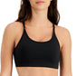Sutiã feminino ID Ideology Solid Low Impact, preto, tamanho grande