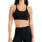Sutiã feminino ID Ideology Solid Low Impact, preto, tamanho grande