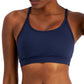 Sutiã feminino ID Ideology Solid Low Impact, azul, tamanho médio