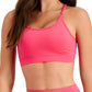 Sutiã feminino ID Ideology Solid Low Impact Rosa Tamanho Grande