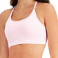 Sutiã feminino ID Ideology Solid Low Impact Rosa Tamanho Grande