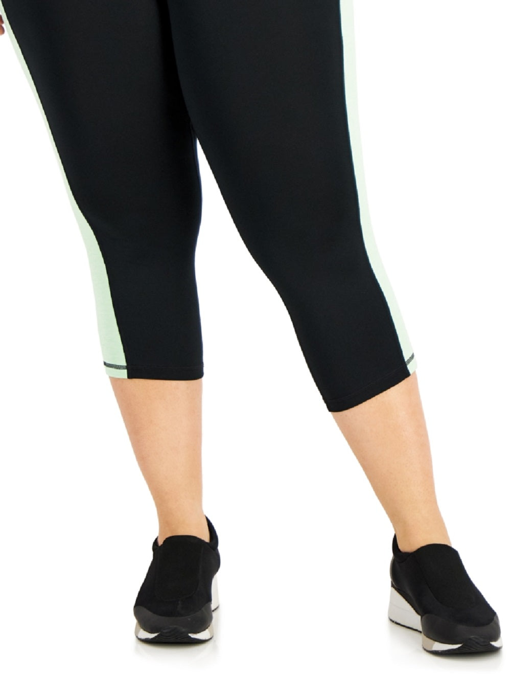 Legging Capri Colorblocked Feminina ID Ideology Verde Tamanho 2X