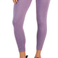 Conjunto de moletom feminino ID Ideology Essentials, comprimento 7/8, leggings, roxo, tamanho extragrande