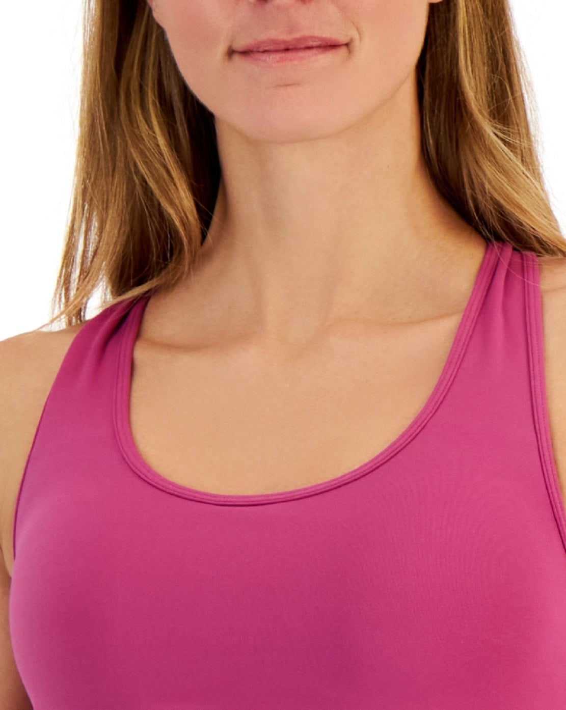 Sutiã esportivo feminino ID Ideology de impacto médio, roxo, tamanho X-S