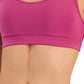 Sutiã esportivo feminino ID Ideology de impacto médio, roxo, tamanho X-S