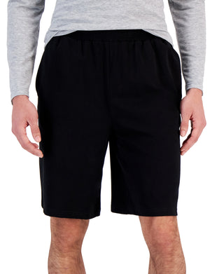 ID Ideology Shorts de malha masculino regular fit, preto, tamanho 3X