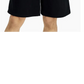 Id Ideology Shorts de malha masculina de ajuste regular, preto, tamanho XLT