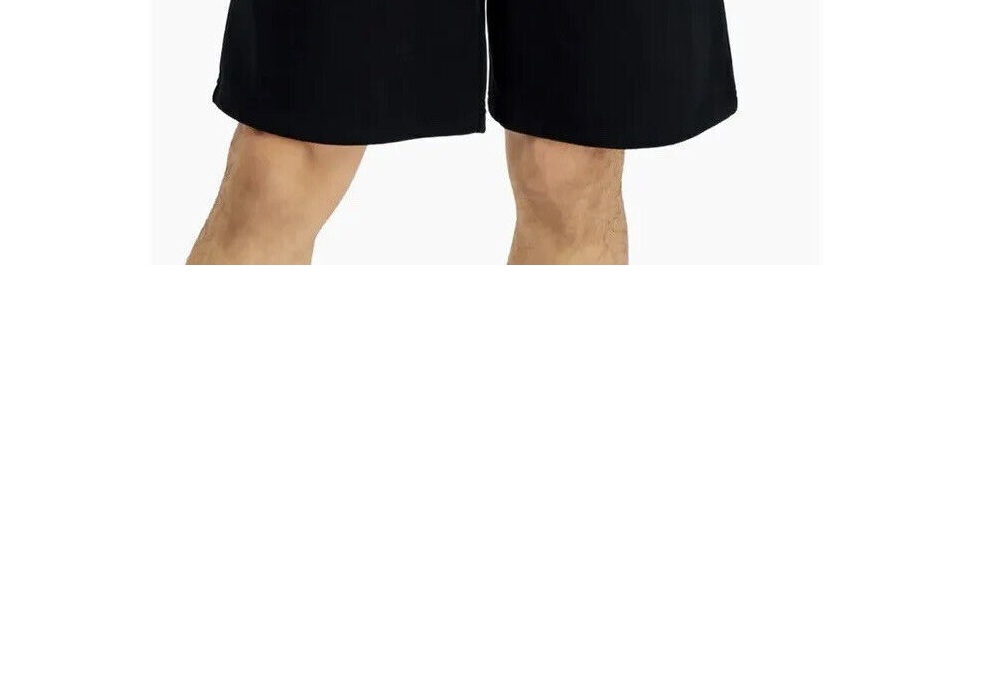 Id Ideology Shorts de malha masculina de ajuste regular, preto, tamanho XLT