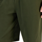 Id Ideology Shorts de malha masculina de ajuste regular, verde, tamanho 3XB