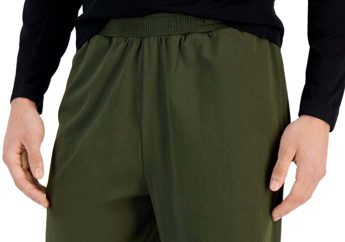 ID Ideology Shorts de malha de ajuste regular masculino, verde, tamanho extragrande