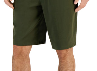 ID Ideology Shorts de malha masculino regular fit, verde, tamanho médio