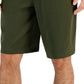 ID Ideology Shorts de malha de ajuste regular masculino, verde, tamanho grande