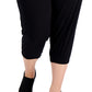 Calça jogger cropped feminina ID Ideology preta tamanho 1X