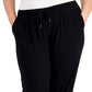 Calça jogger cropped feminina ID Ideology preta tamanho 3X