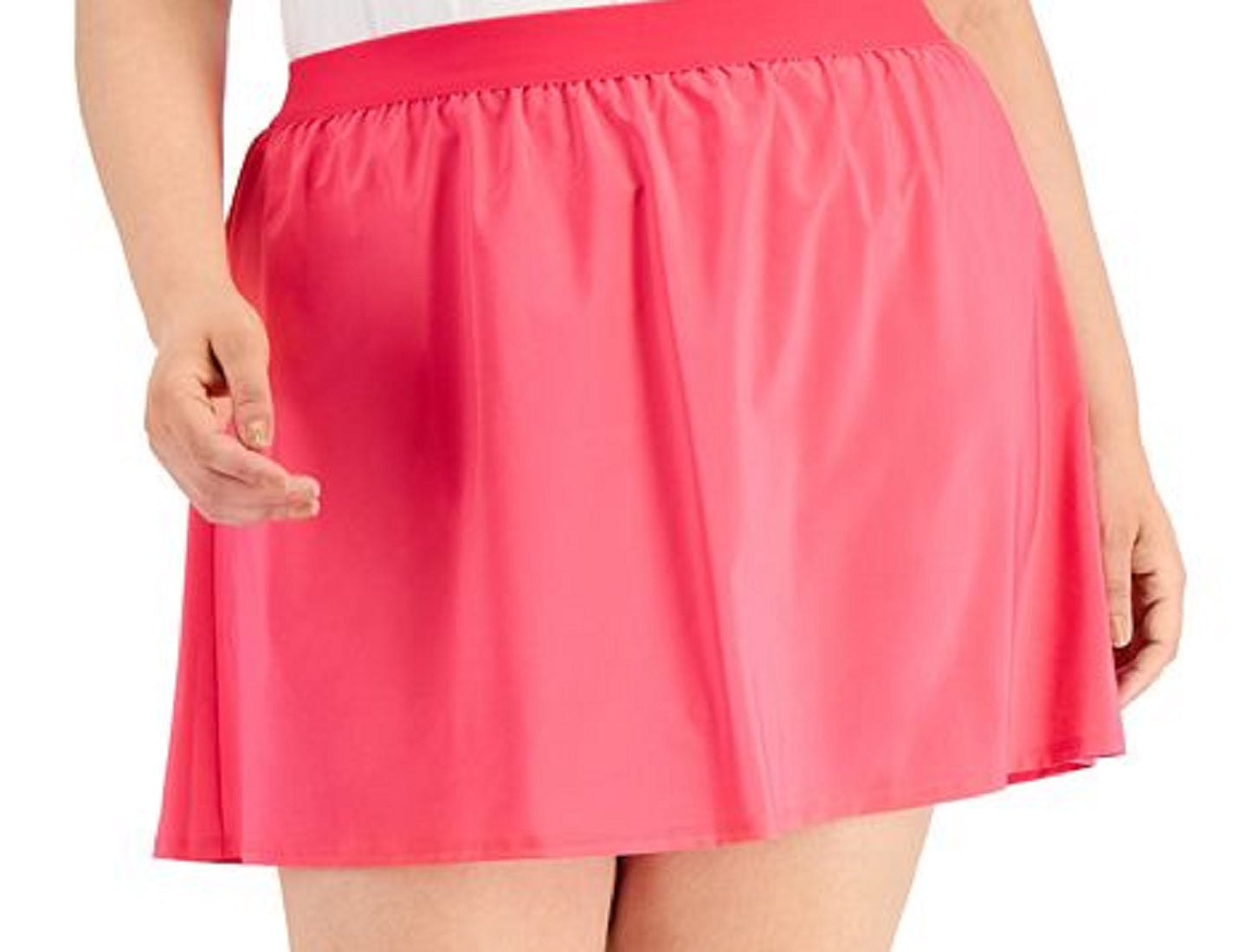 ID Ideology Saia-calça feminina de tecido rosa tamanho 3X