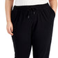 Calça jogger feminina ID Ideology Off Duty preta tamanho 1X