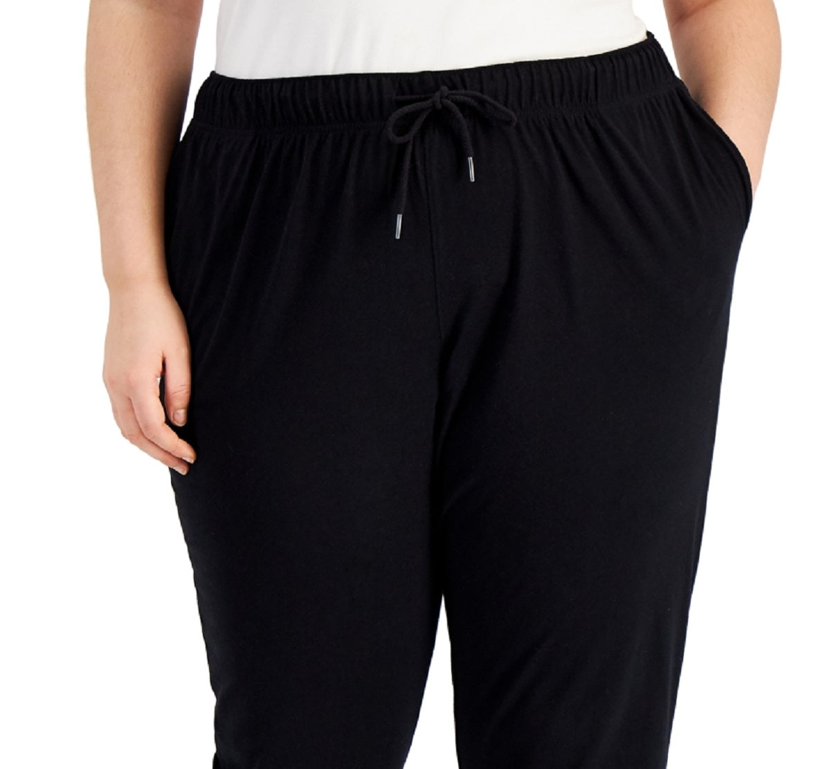 Calça jogger feminina ID Ideology Off Duty preta tamanho 1X