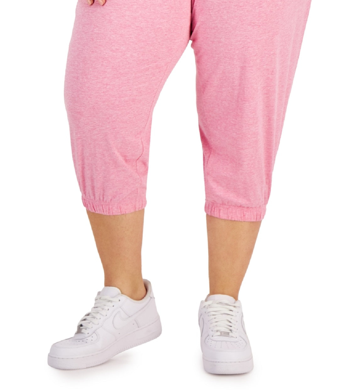 Calça jogger cropped feminina ID Ideology rosa tamanho 3X