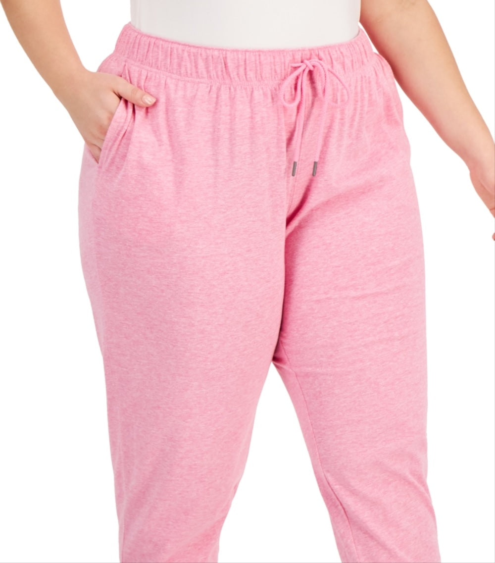 Calça jogger feminina ID Ideology Off Duty rosa tamanho 3X