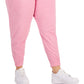 Calça jogger feminina ID Ideology Off Duty rosa tamanho 3X