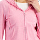 Jaqueta ID Ideology Retro Reciclada Feminina com Zíper Completo Rosa Tamanho XX-G