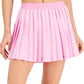 ID Ideology Saia-calça plissada ativa feminina rosa