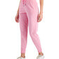 Calça jogger feminina ID Ideology retrô reciclada rosa tamanho médio