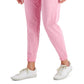 Calça jogger feminina ID Ideology retrô reciclada rosa tamanho grande