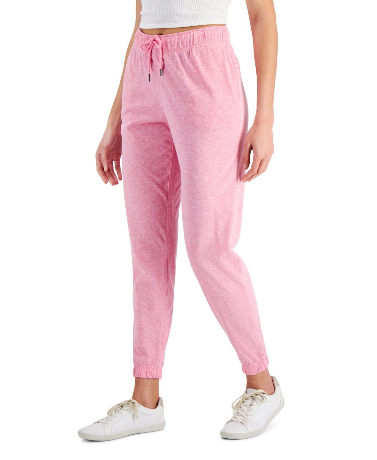 Calça jogger feminina ID Ideology retrô reciclada rosa tamanho XX-G