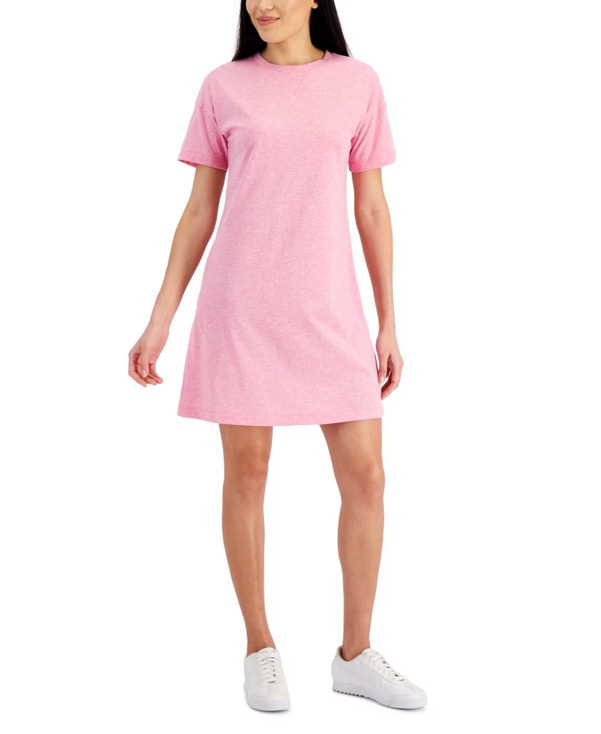 Vestido feminino retrô reciclado ID Ideology rosa tamanho médio