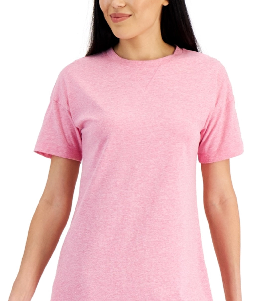 Vestido feminino retrô reciclado ID Ideology rosa tamanho grande