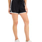 Shorts de corrida feminino ID Ideology com cordão, preto