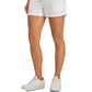 ID Ideology Shorts feminino retrô reciclado, branco, tamanho extragrande