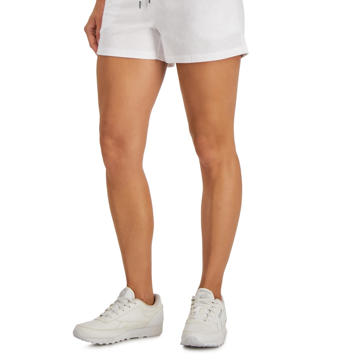 ID Ideology Shorts feminino retrô reciclado, branco, tamanho XX-G