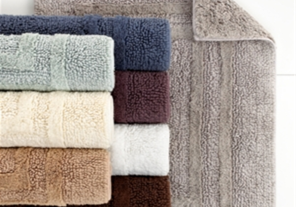 Hotel Collection Cotton Reversível 21 x 33 Tapete de Banho Roupa de Cama