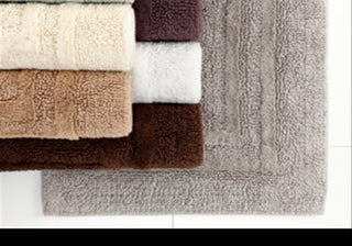 Hotel Collection Cotton Reversível 21 x 33 Tapete de Banho Roupa de Cama