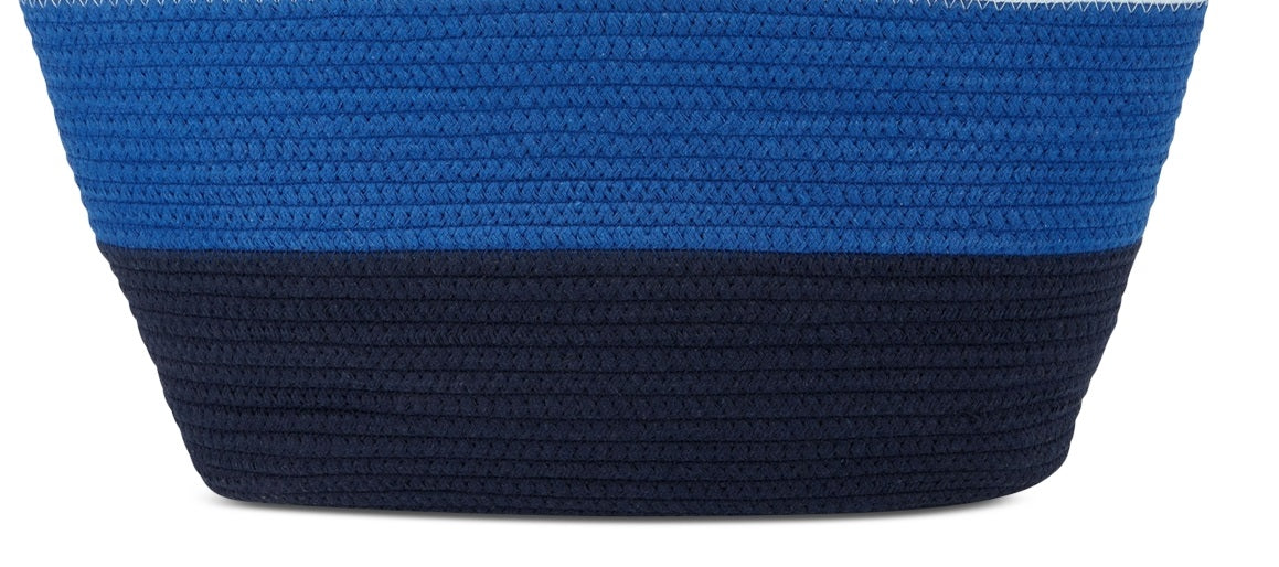 INC International Concepts Bolsa tote feminina Kasie Ombre Rope azul tamanho regular