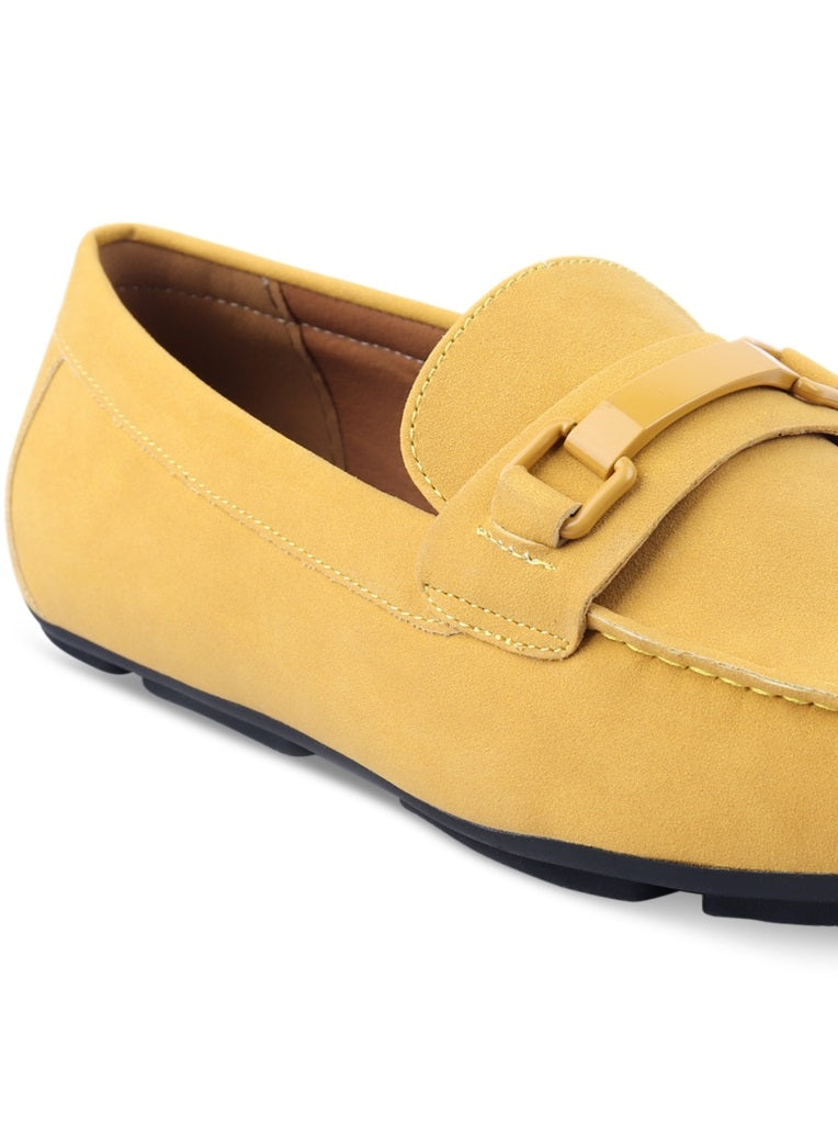 Mocassim Alfani Egan Driving Masculino Amarelo