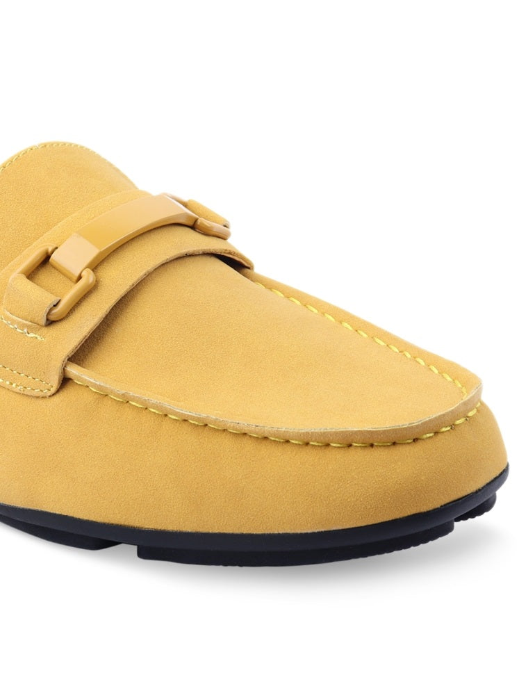 Mocassim Alfani Egan Driving Masculino Amarelo