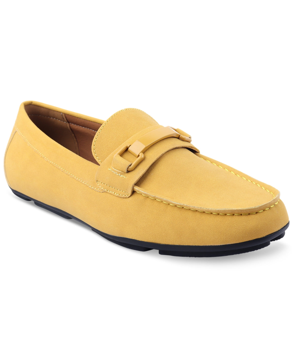 Mocassim Alfani Egan Driving Masculino Amarelo