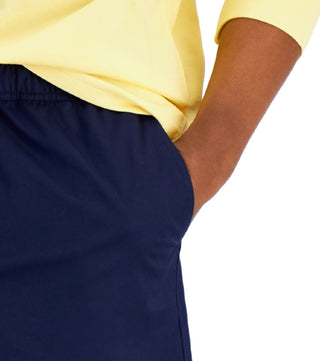 Club Room Men's Pull On Shorts Blue Size Medium