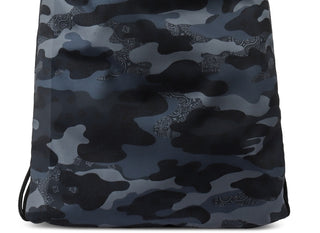 Mochila camuflada masculina Sun + Stone com cordão, azul, tamanho regular