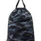 Mochila camuflada masculina Sun + Stone com cordão, azul, tamanho regular
