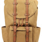 Mochila Masculina Club Room com Abas Marrom Tamanho Regular