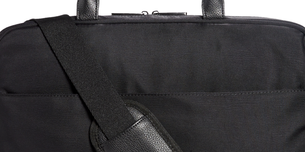 Pasta de Nylon Masculina Alfani Preta Tamanho Regular