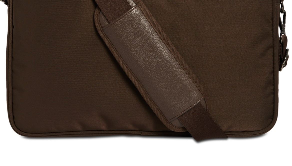 Pasta executiva para laptop masculina Alfani marrom tamanho regular