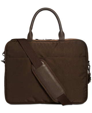 Pasta executiva para laptop masculina Alfani marrom tamanho regular