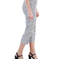Calça Capri Essencial Feminina Alfani com Controle de Barriga Branca Tamanho 12 Petite