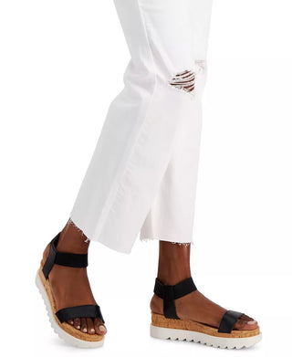 Sandálias femininas Phoebii da Sun + Stone, pretas, tamanho 8,5 M